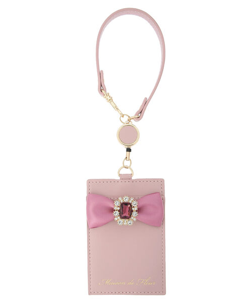 メゾン ド フルール Maison de FLEUR リール付きビジューリボン