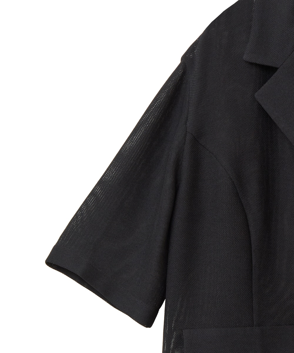 MESH HALF SLEEVE JACKET(505385174) | クラネ(CLANE) - d fashion