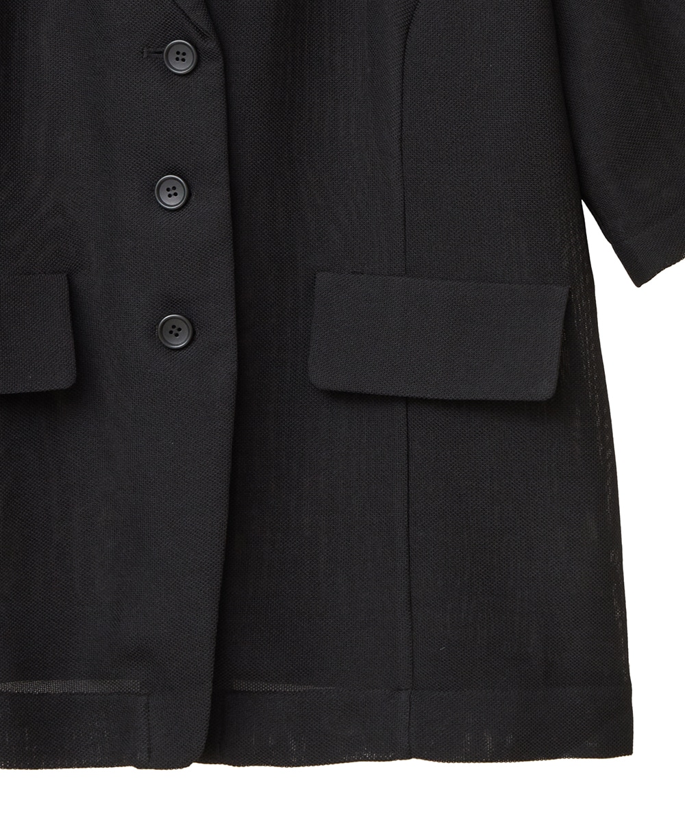 ホットなアイテム、ホットな節約 HALF MESH SLEEVE fashion d - クラネ(CLANE) | JACKET(505385174) ジャケット・アウター