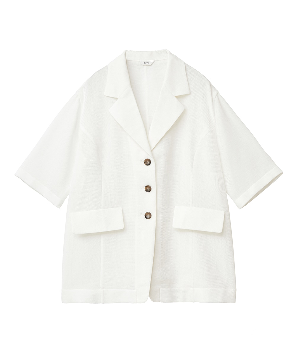 春夏新作モデル JACKET(505385174) SLEEVE HALF MESH | fashion d - クラネ(CLANE) ジャケット・アウター