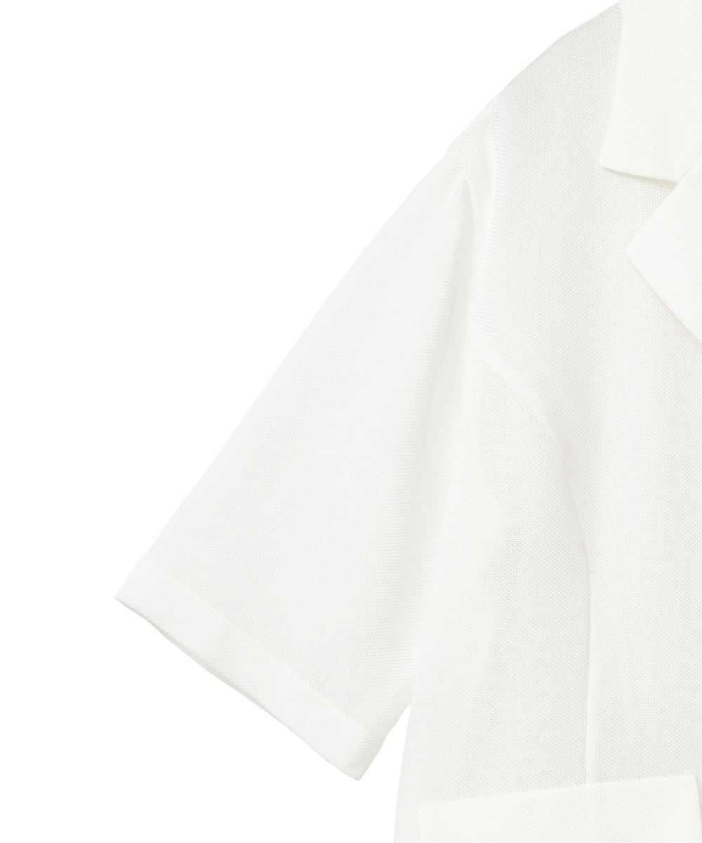 MESH HALF SLEEVE JACKET(505385174) | クラネ(CLANE) - d fashion