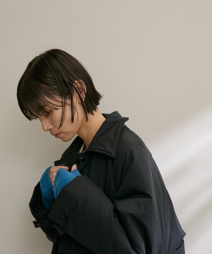 雑誌掲載・撥水機能付き】THINDOWN(シンダウン)バルマカンコート