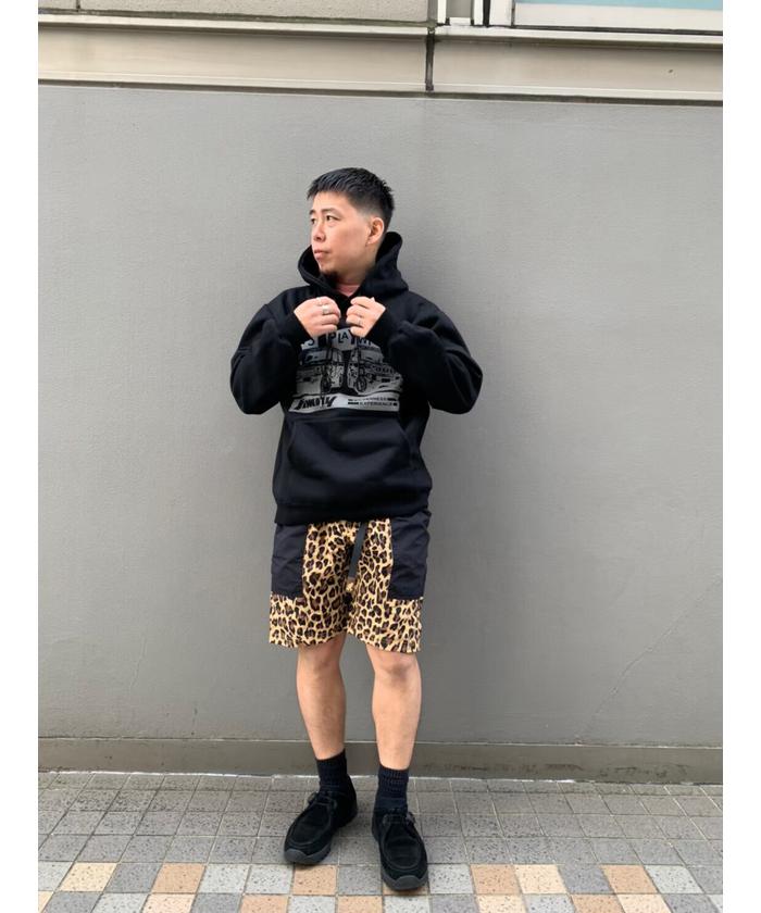 【一部予約販売】 セール 50%OFF】GRAMICCI × BEAVER 別注 SHELL GEAR LEOPARD パンツ