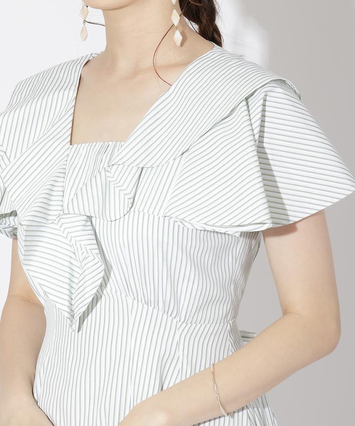 2WAYマルチファブリックボリュームワンピース MAISON SPECIAL（メゾンスペシャル）の「2way Multi Fabric