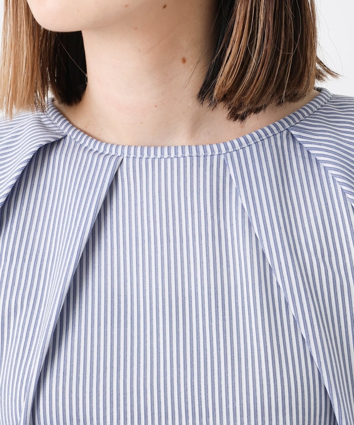 ◆Aelfric Eden◆Detachable スリーブ ストライプ シャツ 送料込 Aelfric Eden Detachable Sleeve Stripe Long Sleeve Shirts