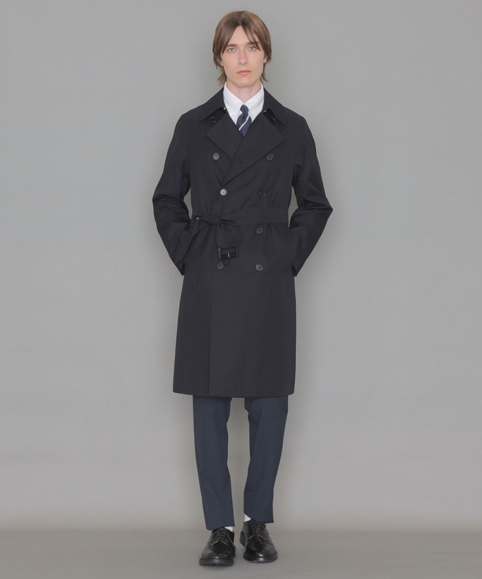 LEON掲載】【DUNFORD TRENCH】ギャバジントレンチコート LEON掲載】【DUNFORD TRENCH】ギャバジントレンチコート