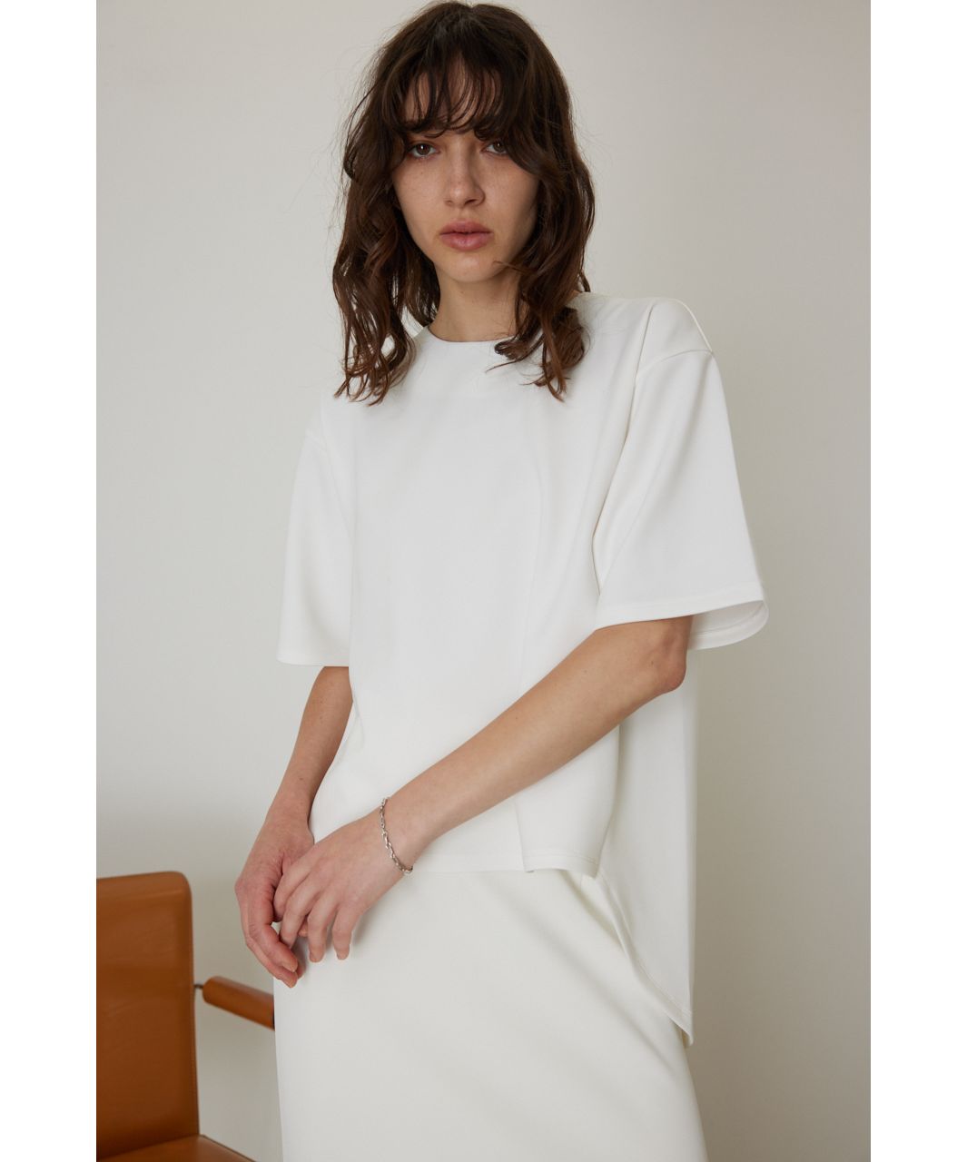 美品　リムアークBack volume R-neck cut tops トップス Back volume R－neck cut tops(505391102) | リムアーク(RIM.ARK