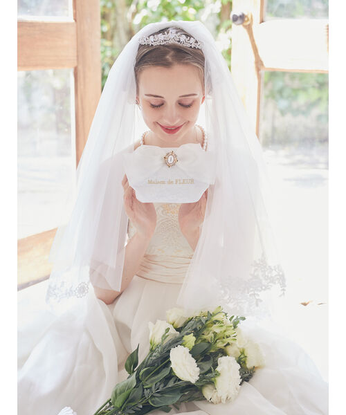 ウェディングドレス ELLE MARIAGE FLEUR Aラインドレス（パール