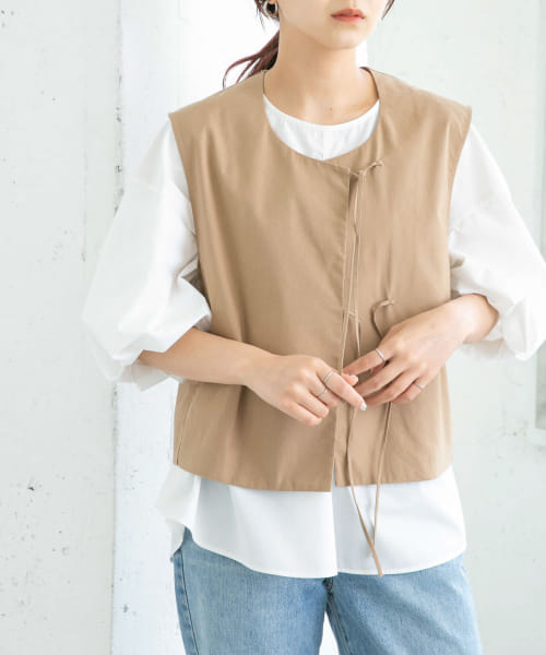 新品未使用　machatt タックスリーブボリュームブラウス UNITED ARROWS LTD. OUTLET｜タック ボリュームスリーブ