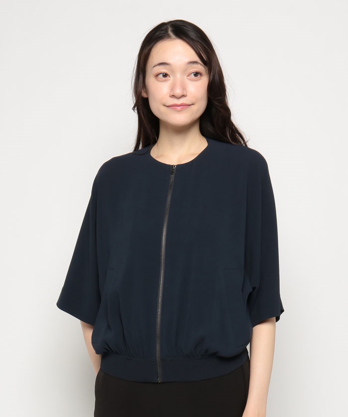 Theory セオリー フーディブルゾン ブラック セオリーリュクス Theory luxe JOLINE PUFFE/ HERIA （ブラック