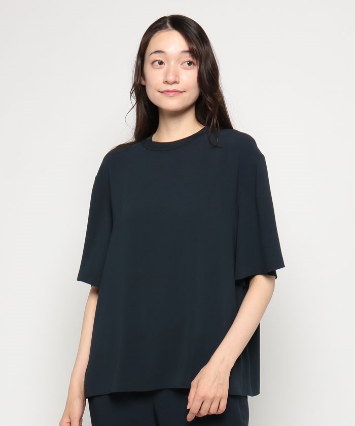 theoryluxeセオリーリュクス 23SS Flow ブラウス　紺　38 セットアップ対応商品】ブラウス FLOW KENSIE(505337003
