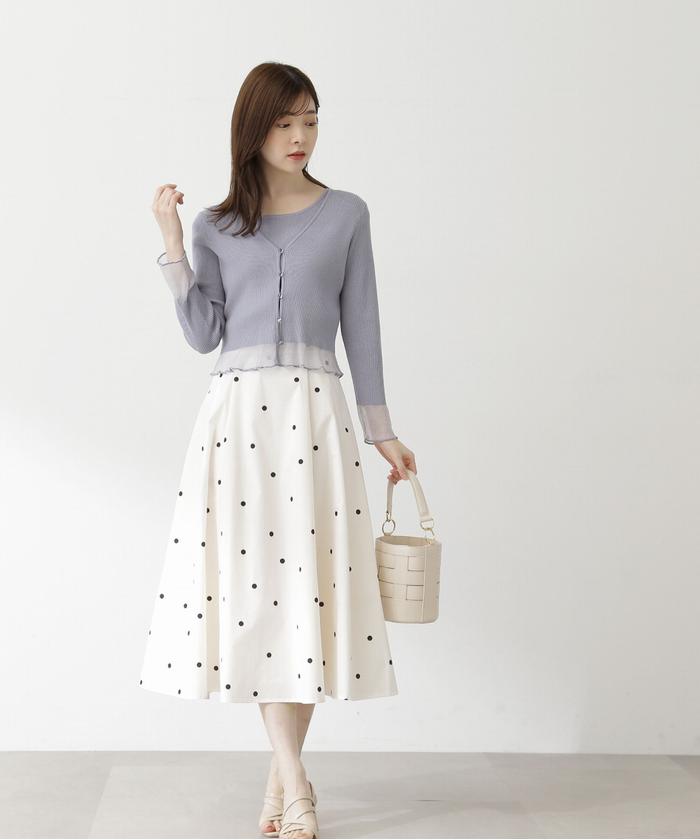 セール 50%OFF】シアースリーブカーディガンセット(505337776