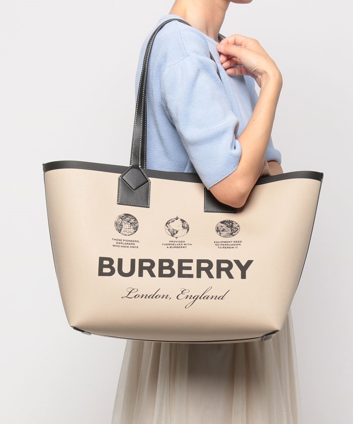 BURBERRY】バーバリー ロゴトートバッグ 8063121 A1435(505385855