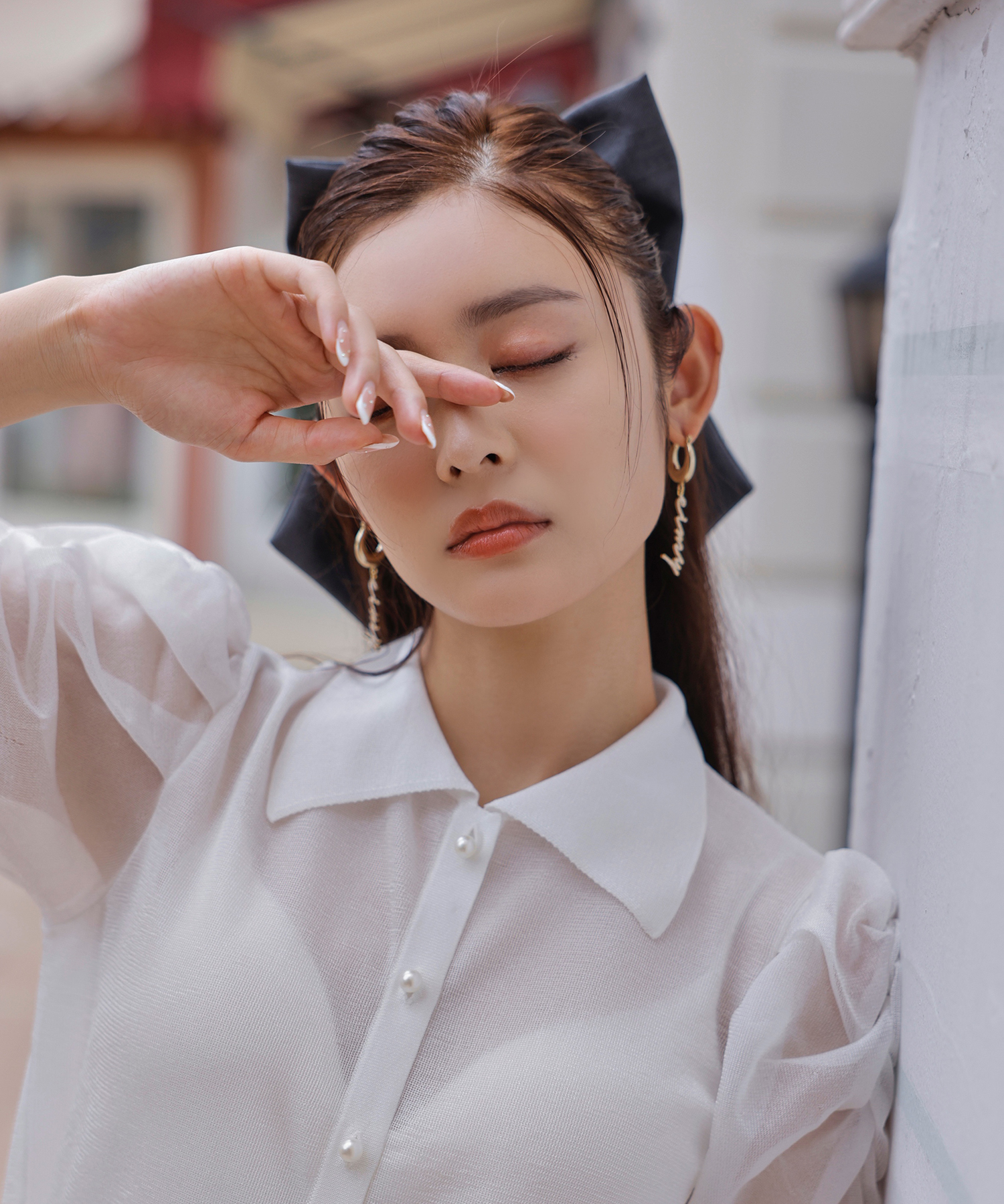 twinkle eimyリボンバレッタ twinkle eimyリボンバレッタ(F WHITE): ACCESSORIES