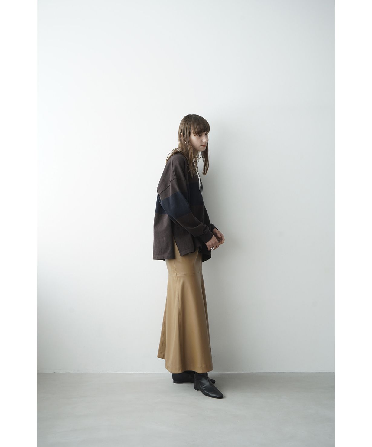 セール】DEEP NECK WIDE RUGBY SHIRT(505394600) | クラネ(CLANE