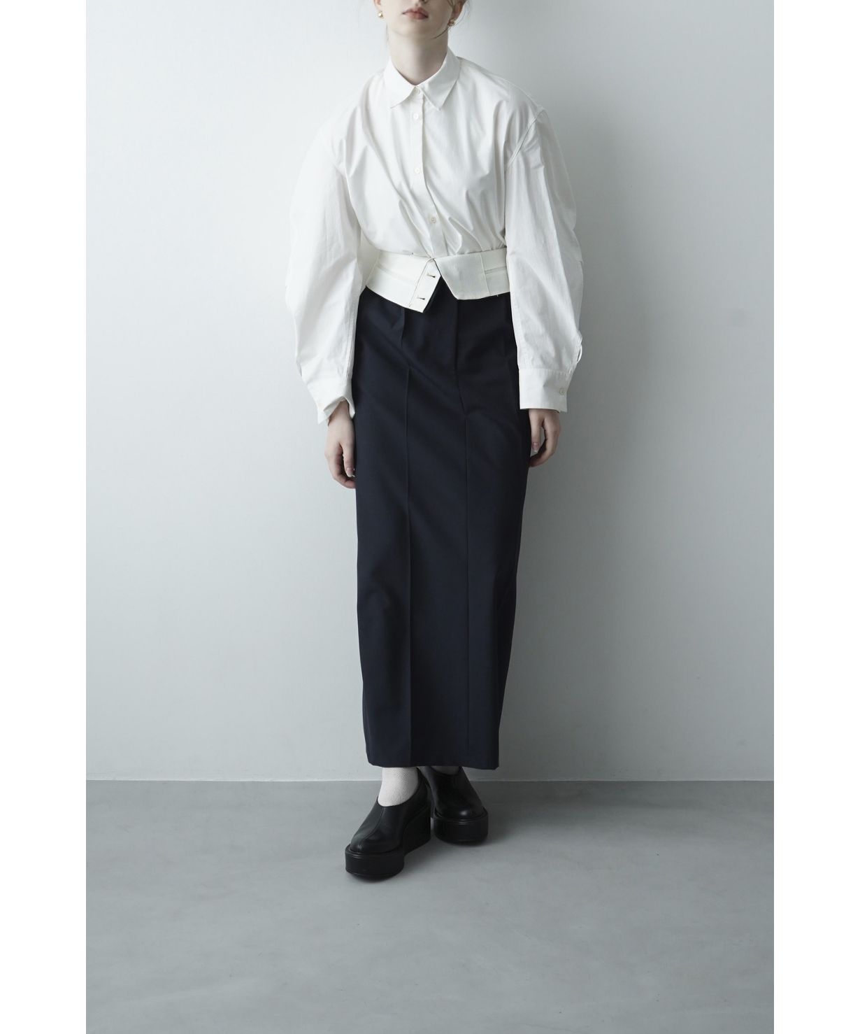 2WAY FOLD MARVELT SKIRT(505394601) | クラネ(CLANE) - d fashion