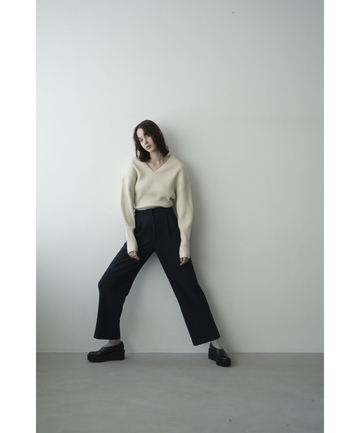 セール 30%OFF】V NECK DOLMAN KNIT TOPS(505394605) | クラネ