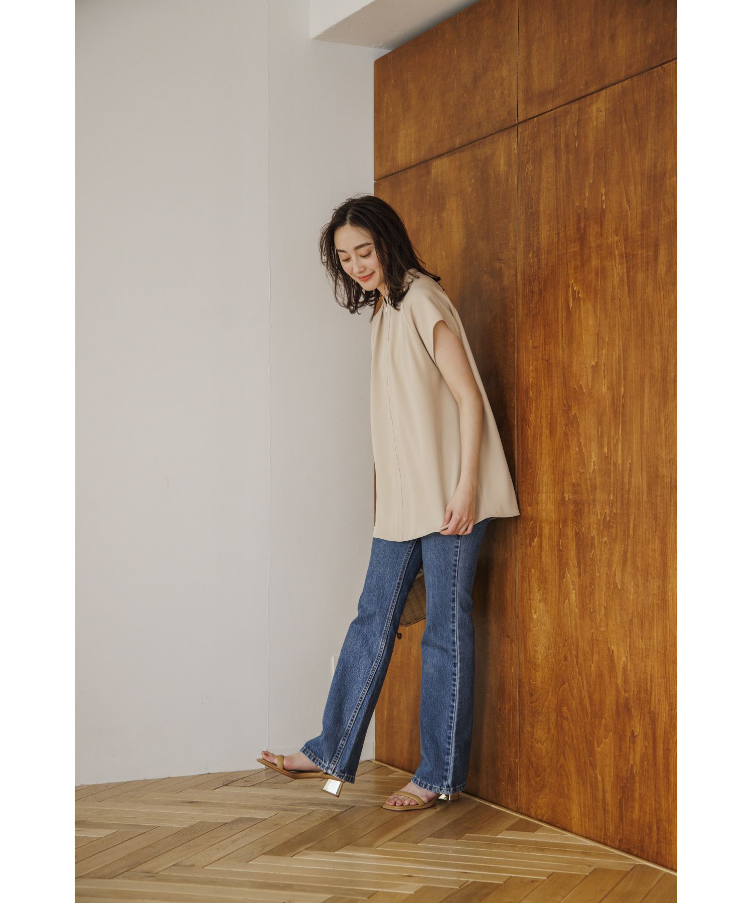 セール 20%OFF】GOLDホックキーネックブラウス(505339835) | エマ