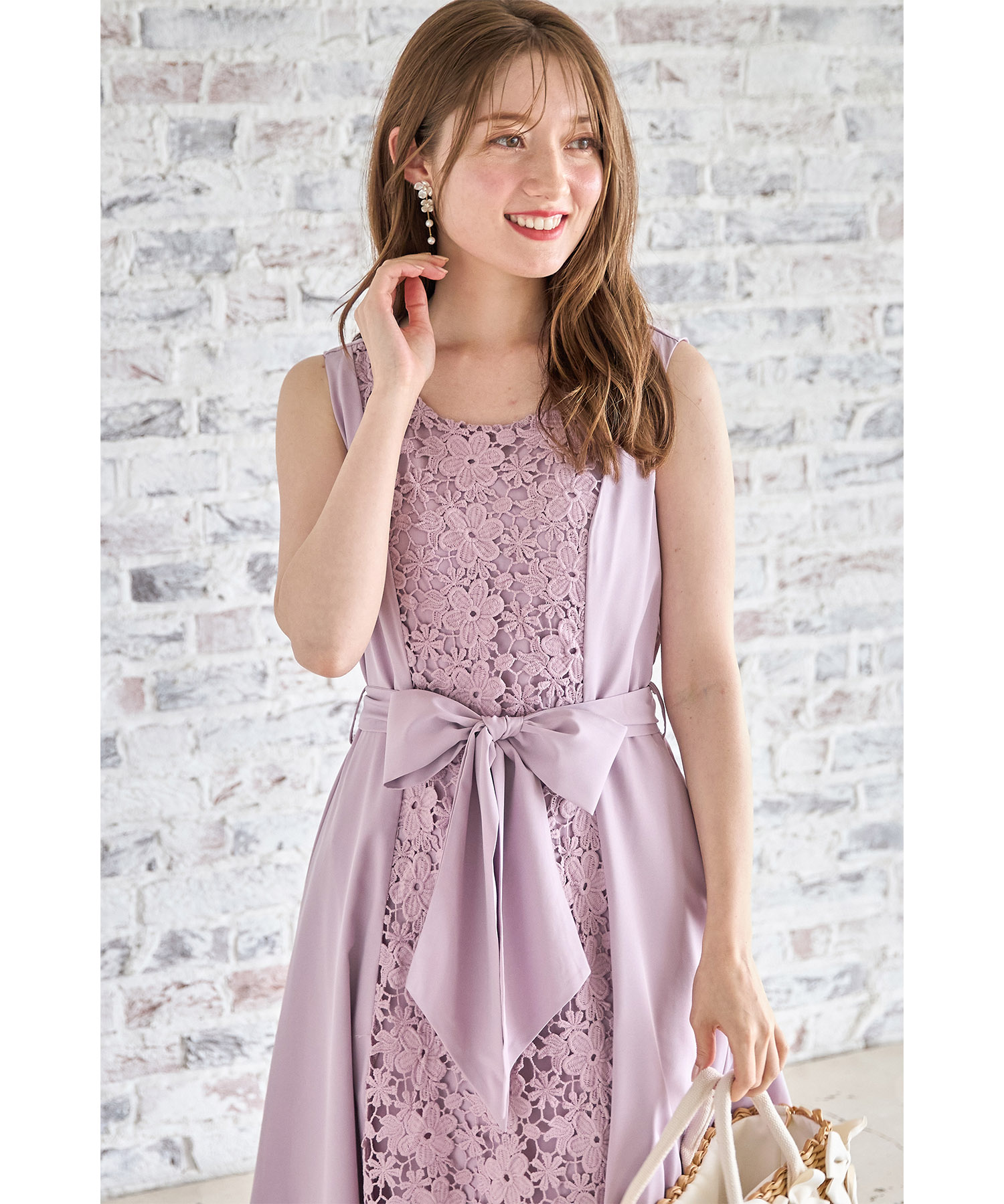 【最終お値下げ】トゥービーシック　フリルグログランリボンチェニックセット セール 70%OFF】トッコクローゼット tocco closet 後ろりぼん