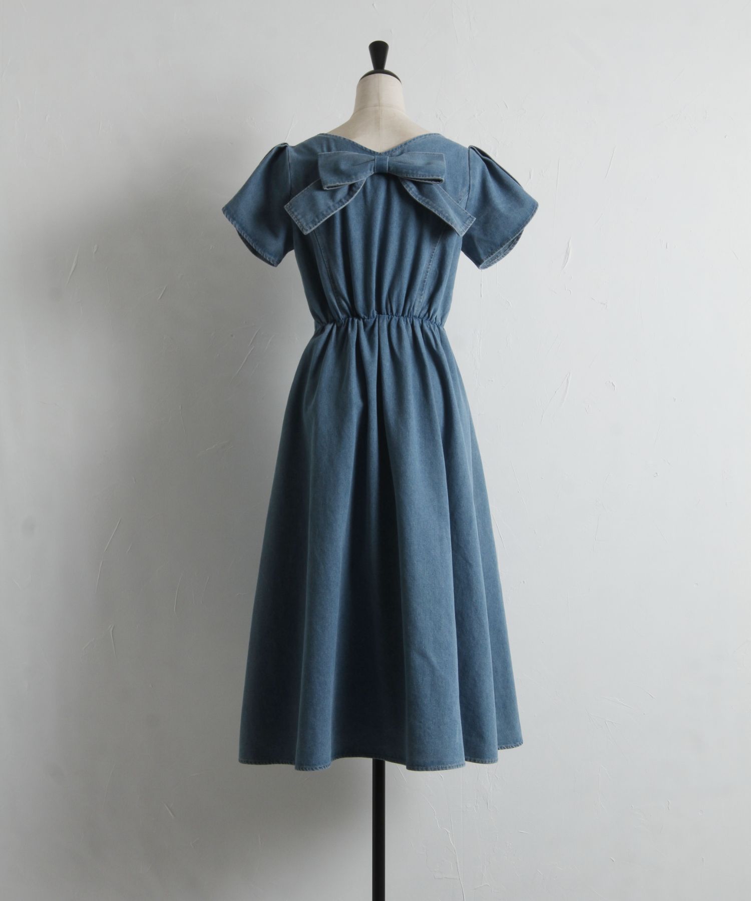 チューリップスリーブワンピース2着セット セール 50%OFF】トッコクローゼット tocco closet 後ろリボン