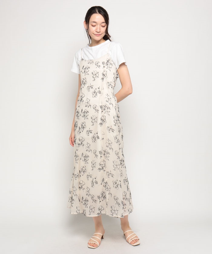 【海外限定】GinaBacconi ワンピース☆Cream Adrienne Shirt Dre セール】チューガンジーワンピース(506555022) | アドーア(ADORE