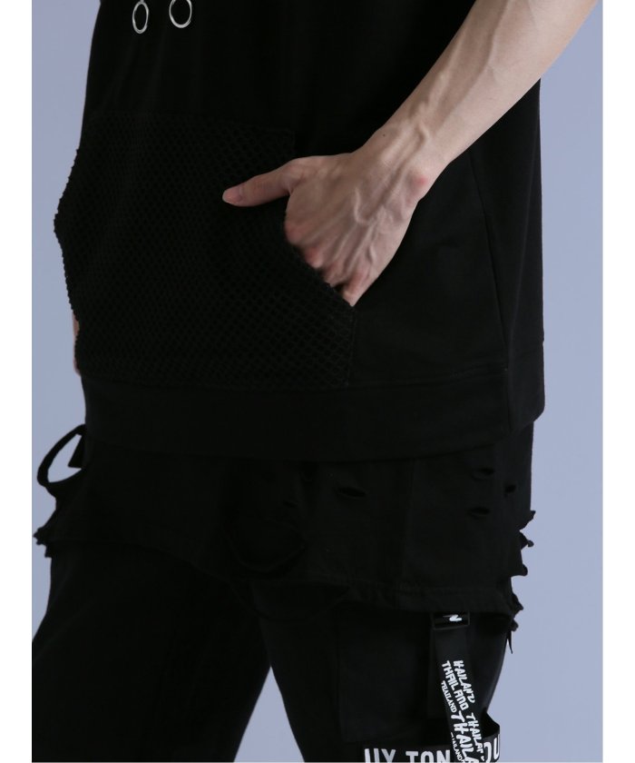 セマンティックデザイン×PSYCHONATION 半袖BIGTシャツ+タンク アンサンブル semantic design アンサンブル 「アンサンブル」セマンティック