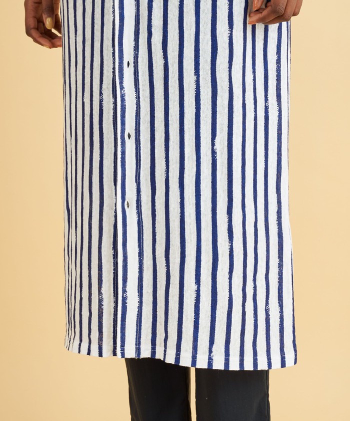 セール 30%OFF】リネンジャージ ノースリーブロングジレ