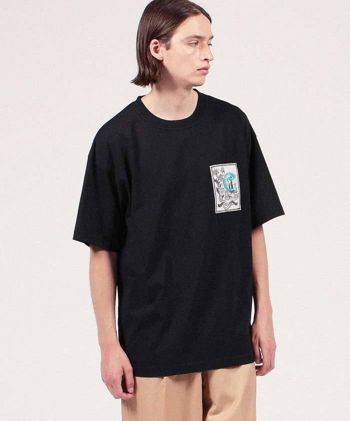 CABaN ドライスビンコットンTシャツ　2024 ドライスビンコットン ELEPHANTエンブロイダリー T
