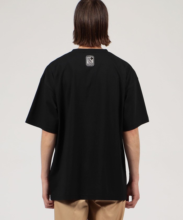 CABaN ドライスビンコットン IBIZA プリントTシャツ(505397273
