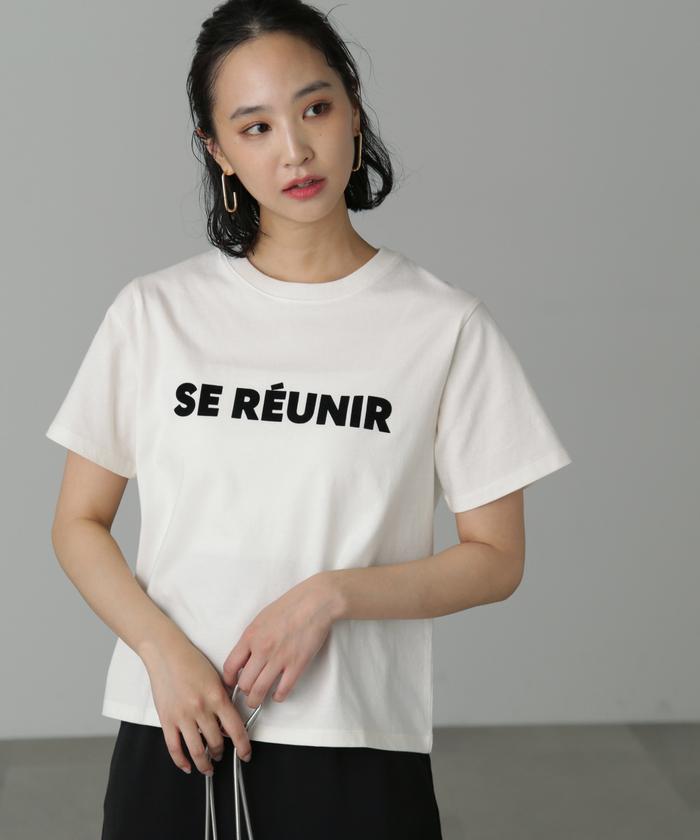 フロッキーロゴタックTシャツ Vin｜