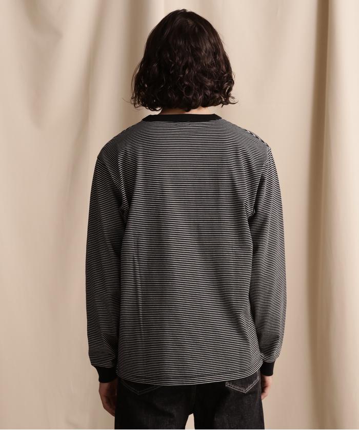直営限定／BLIND STRIPE LS T-SHIRT／ブラインドストライプ ロングTシャツ セール 30%OFF】直営限定/BLIND STRIPE LS T－SHIRT/ブラインド