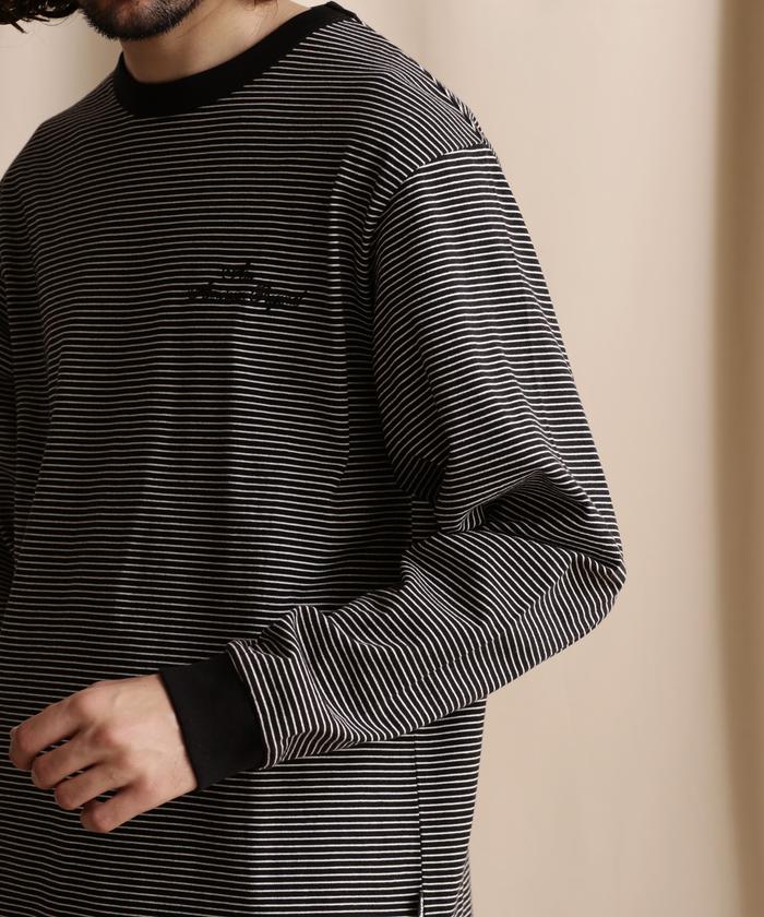 セール 30%OFF】直営限定/BLIND STRIPE LS T－SHIRT/ブラインド