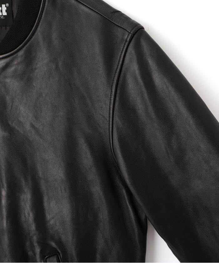 LEATHER JACKET BOWERY/レザージャケット バワリー MA-1 LEATHER JACKET BOWERY/レザージャケット バワリー MA-1
