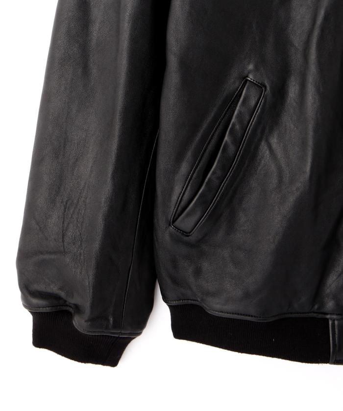 LEATHER JACKET BOWERY/レザージャケット バワリー MA-1 LEATHER JACKET BOWERY/レザージャケット バワリー MA-1
