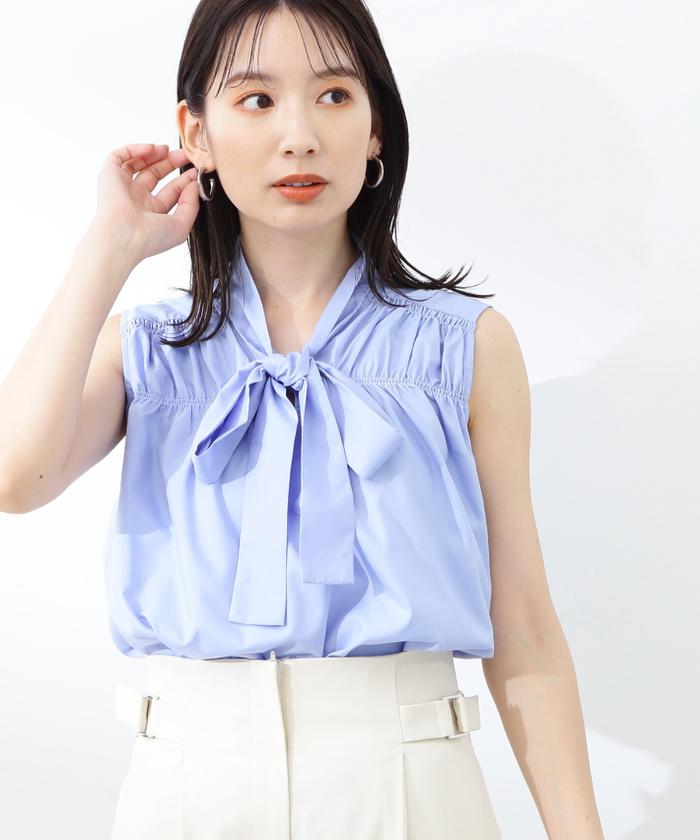 クーポン】【セール 50%OFF】フロントリボンギャザー