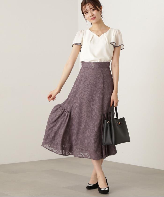 新品】DRIES VAN NOTEN フラワージャガードタイトスカート 34