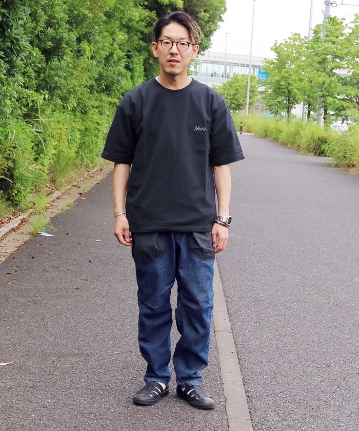 NANGA × Grand PARK/ナンガ×グランドパーク別注バックプリントTシャツ NANGA tシャツ NANGA×GrandPARK/ナンガ×グランドパーク別注