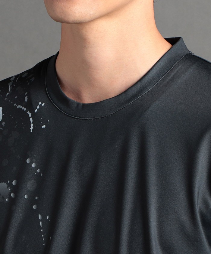 セール 30%OFF】スプラッター柄プリント半袖Tシャツ(505399626