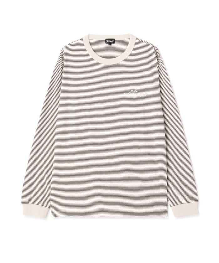 直営限定／BLIND STRIPE LS T-SHIRT／ブラインドストライプ ロングTシャツ セール 30%OFF】直営限定/BLIND STRIPE LS T－SHIRT/ブラインド