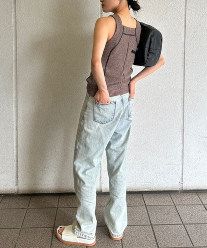 todayful / Mix Knit Tanktop