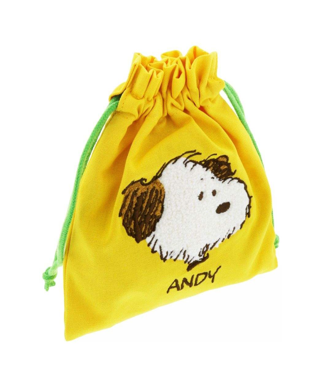 SNOOPY - スヌーピー巾着 楽天市場】スヌーピー サングラス サガラ刺繍巾着 (オレンジ