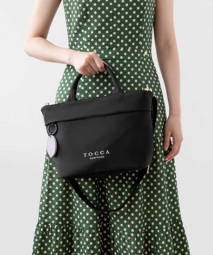 【新品タグ付】トッカ TOCCA ARIA TOTE Mトートバッグ 2WAY WEB限定＆一部店舗限定】【撥水】ARIA TOTE M トートバッグ M