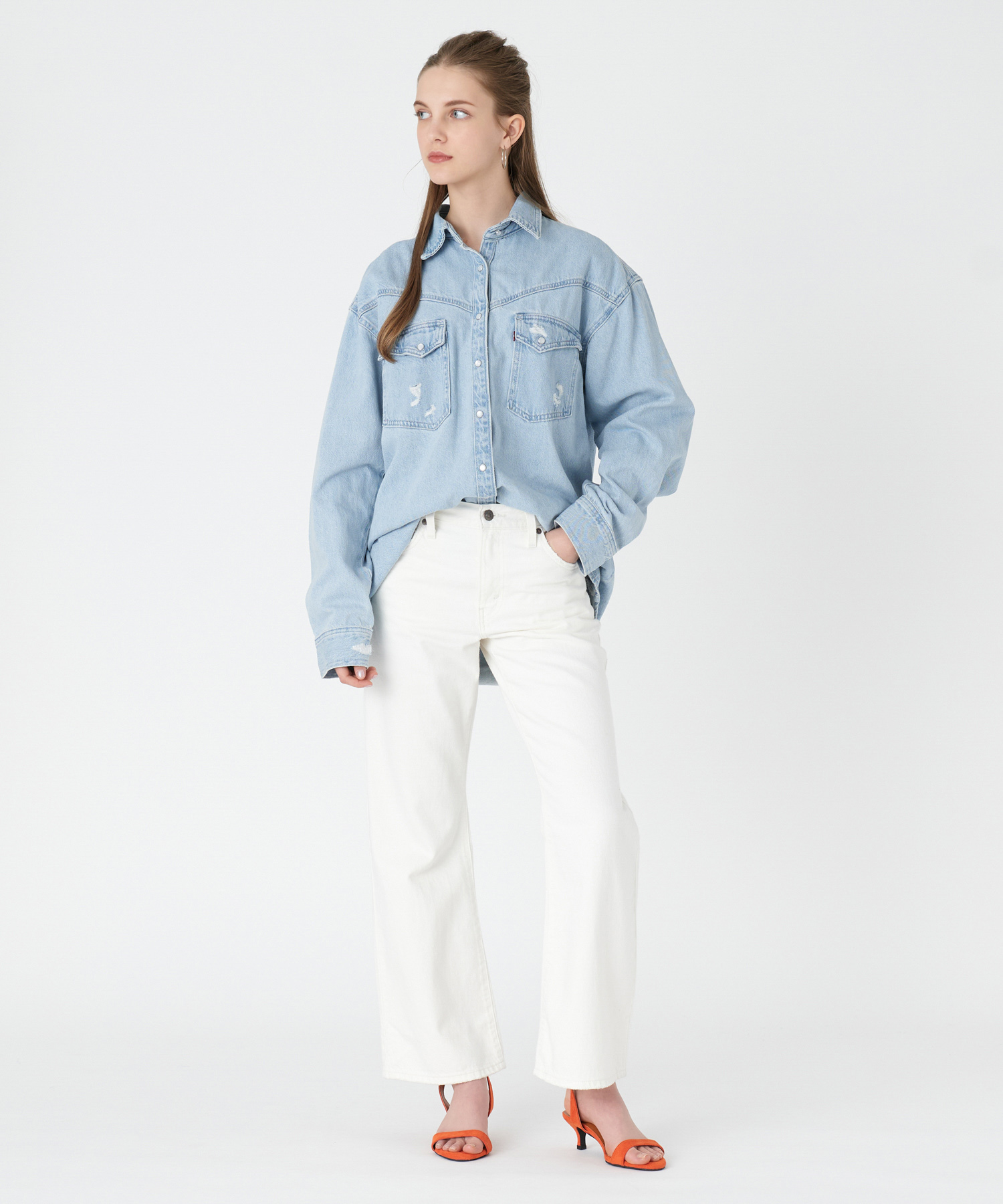 セール】リーバイス/Levi's ウェスタン オーバーサイズ デニム セール】リーバイス/Levi's ウェスタン オーバーサイズ デニム