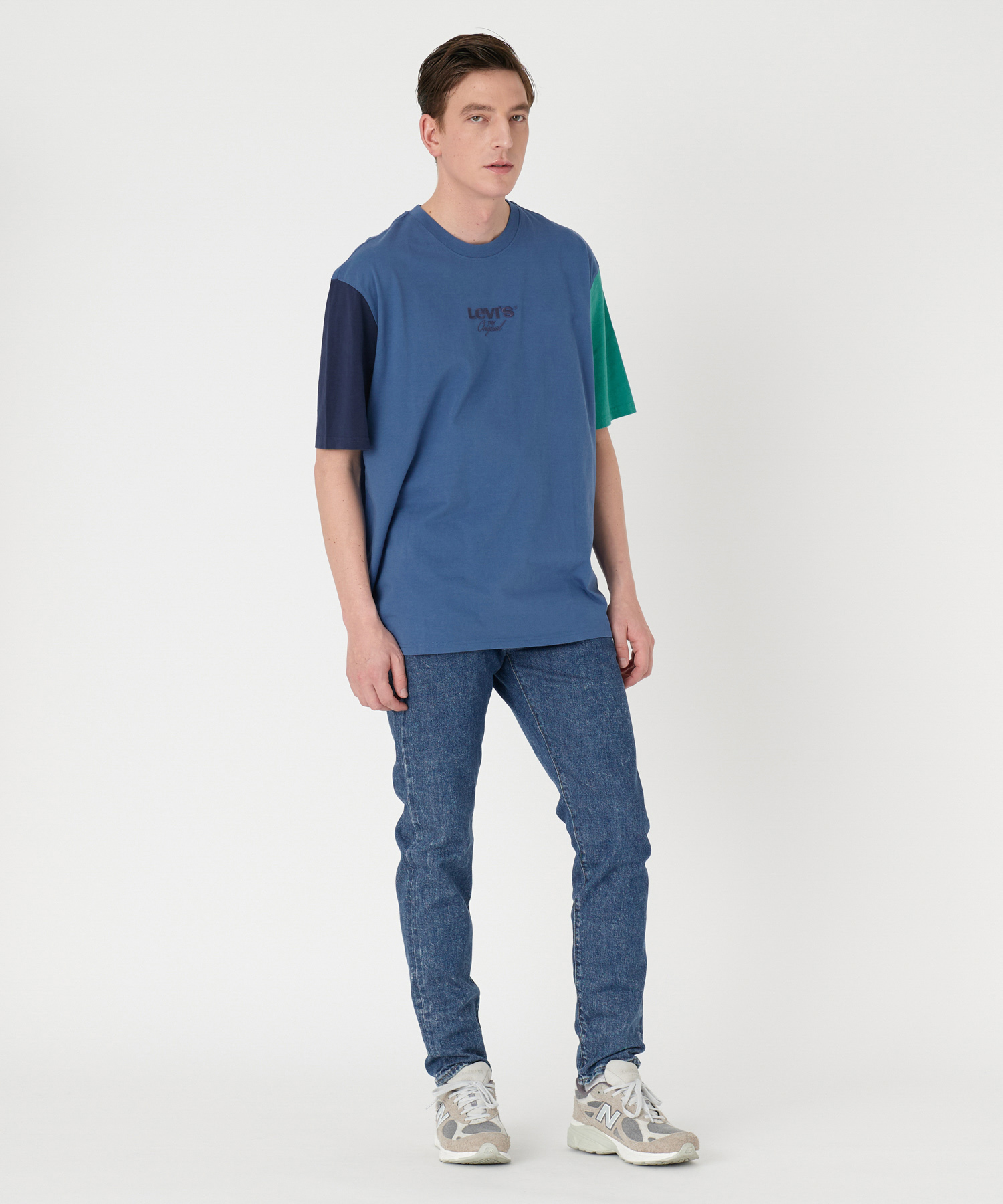 セール】リーバイス/Levi's オーバーサイズTシャツ ブルー STAY