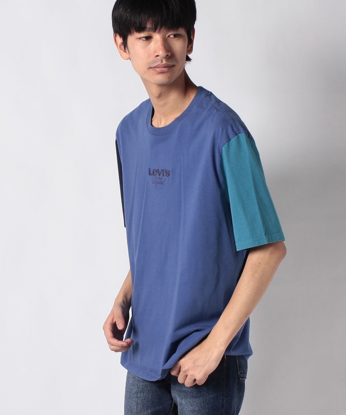 セール】リーバイス/Levi's オーバーサイズTシャツ ブルー STAY LOOSE