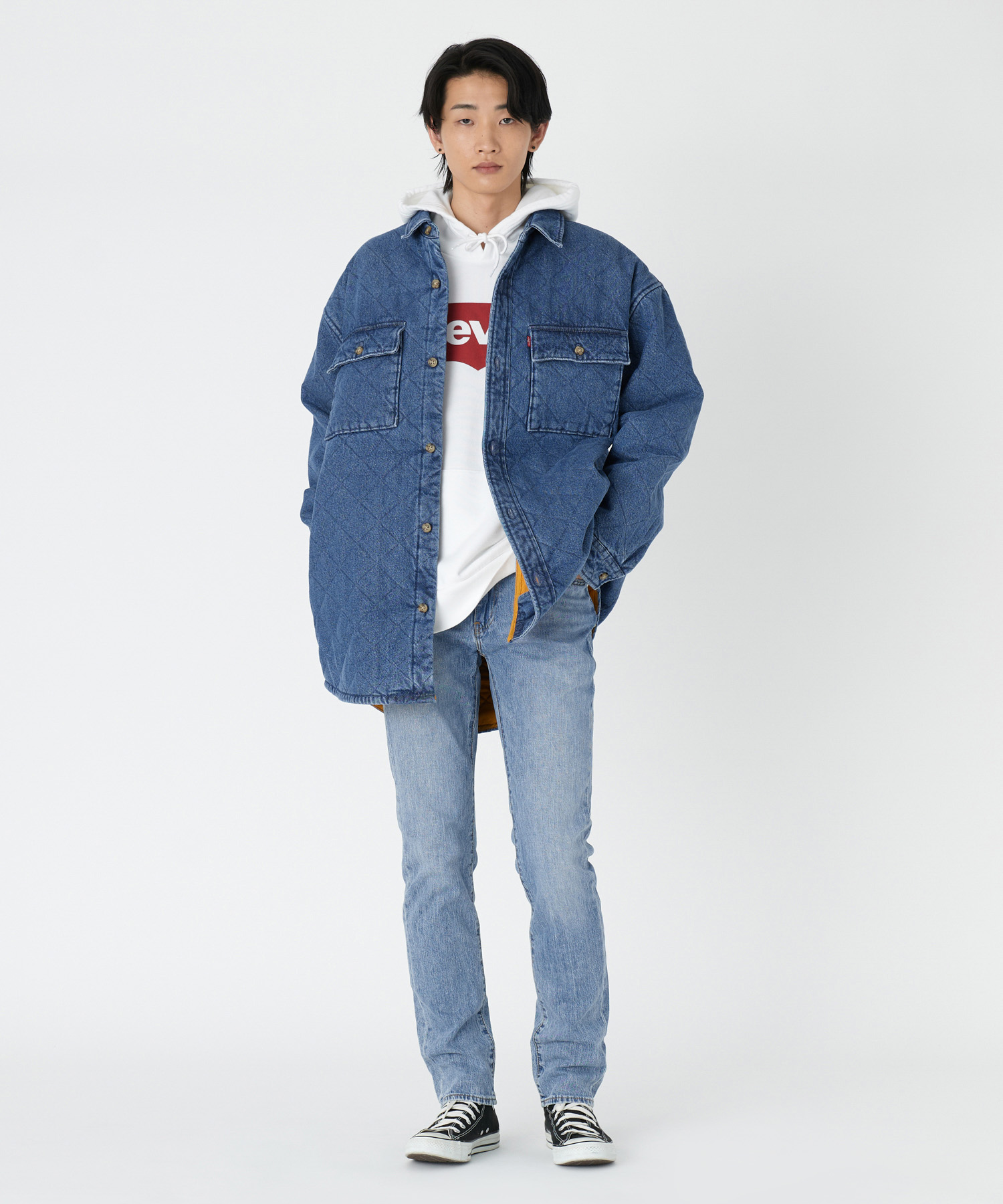 Mayday 公式アカウント1バーバリー　ブリットデニムシャツジャケット クーポン】【セール 50%OFF】リーバイス/Levi's オーバーシャツ
