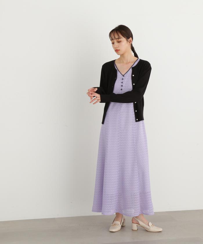 セール 30%OFF】バルファスレースカラーワンピース(505321237
