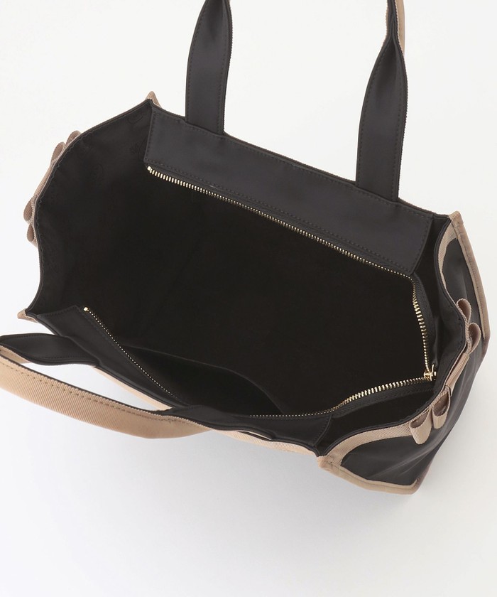 A4サイズ対応・撥水】SIDE RIBBON BUCKET TOTE トートバッグ