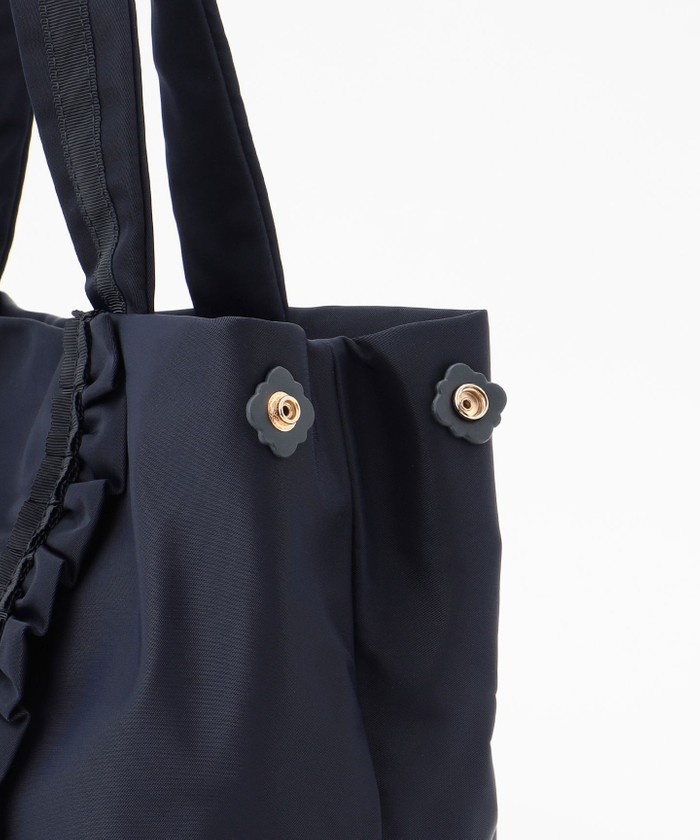 撥水】FRILL A4 NYLONTOTE トートバッグ （トートバッグ