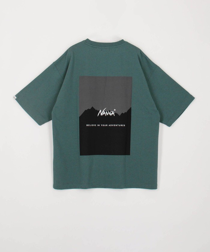tシャツ 「NANGA」グランドパーク別注　バックプリントTシャツ レディース NICOLE｜NANGA * Grand PARK/ナンガ*グランドパーク別注バック